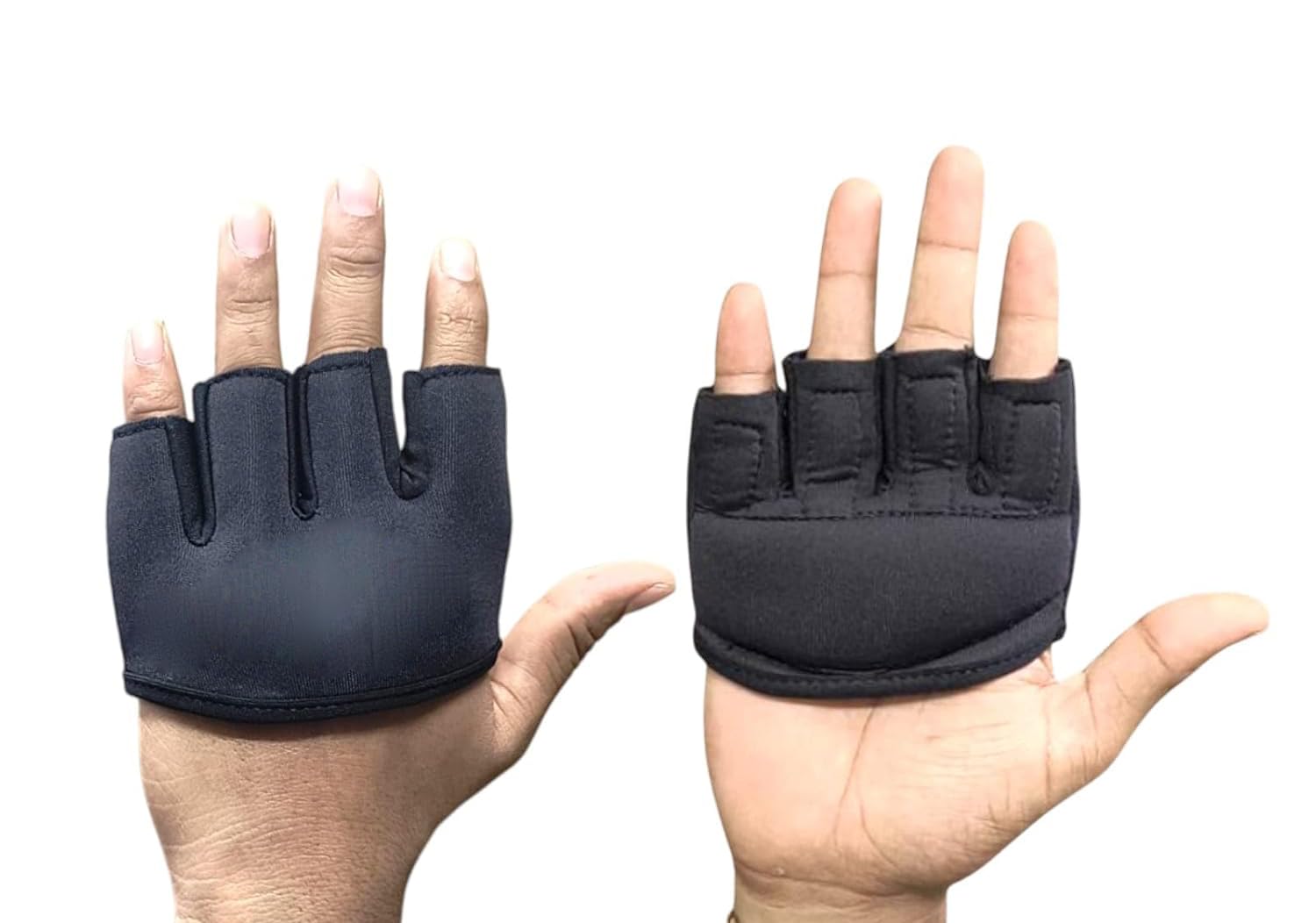 AASHRAY Mikado Cricket Fielding and Catching Gloves for Adults - Half Finger, Lightweight Training Gloves with Strategic Padding and Secure Grip-picture-31