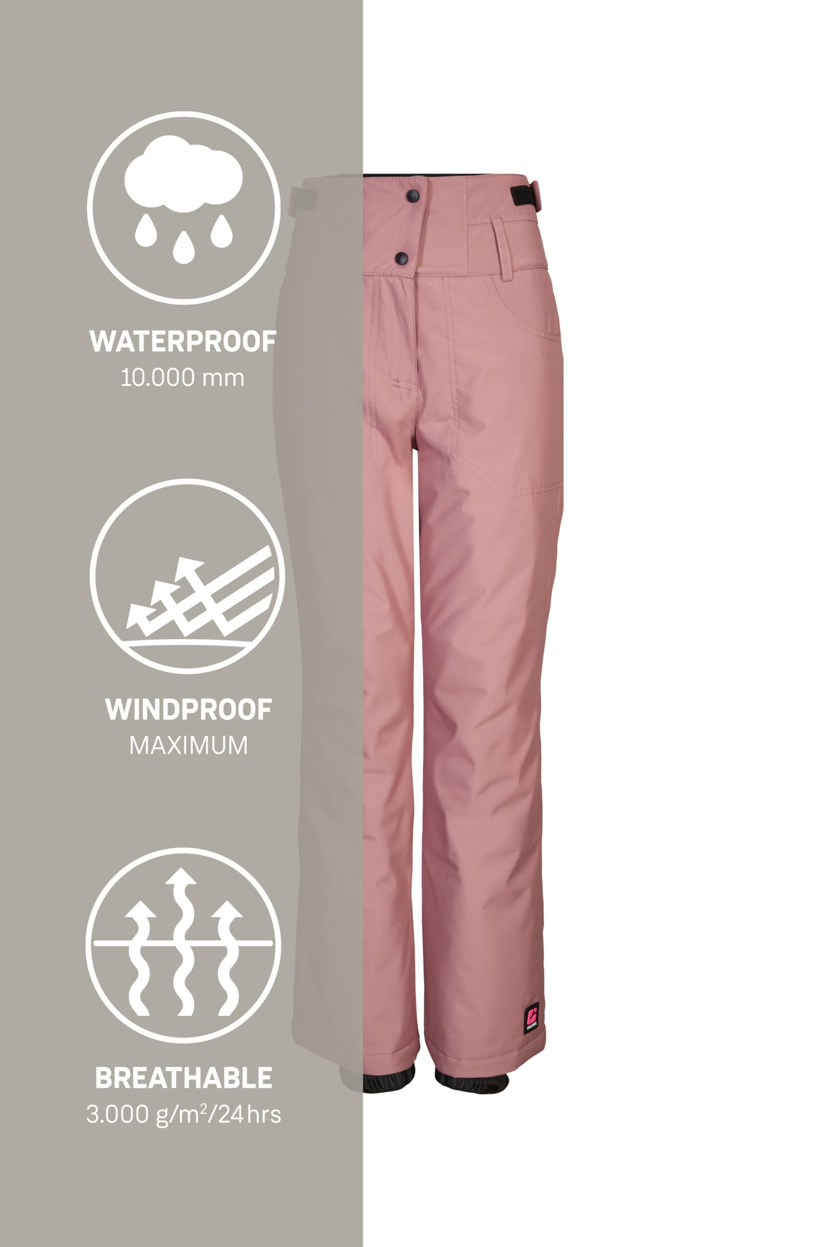 Killtec - Ksw 212 Grls Ski Pnts, Pantaloni da Sci/Pantaloni Funzionali con Protezione antineve Bambine e Ragazze