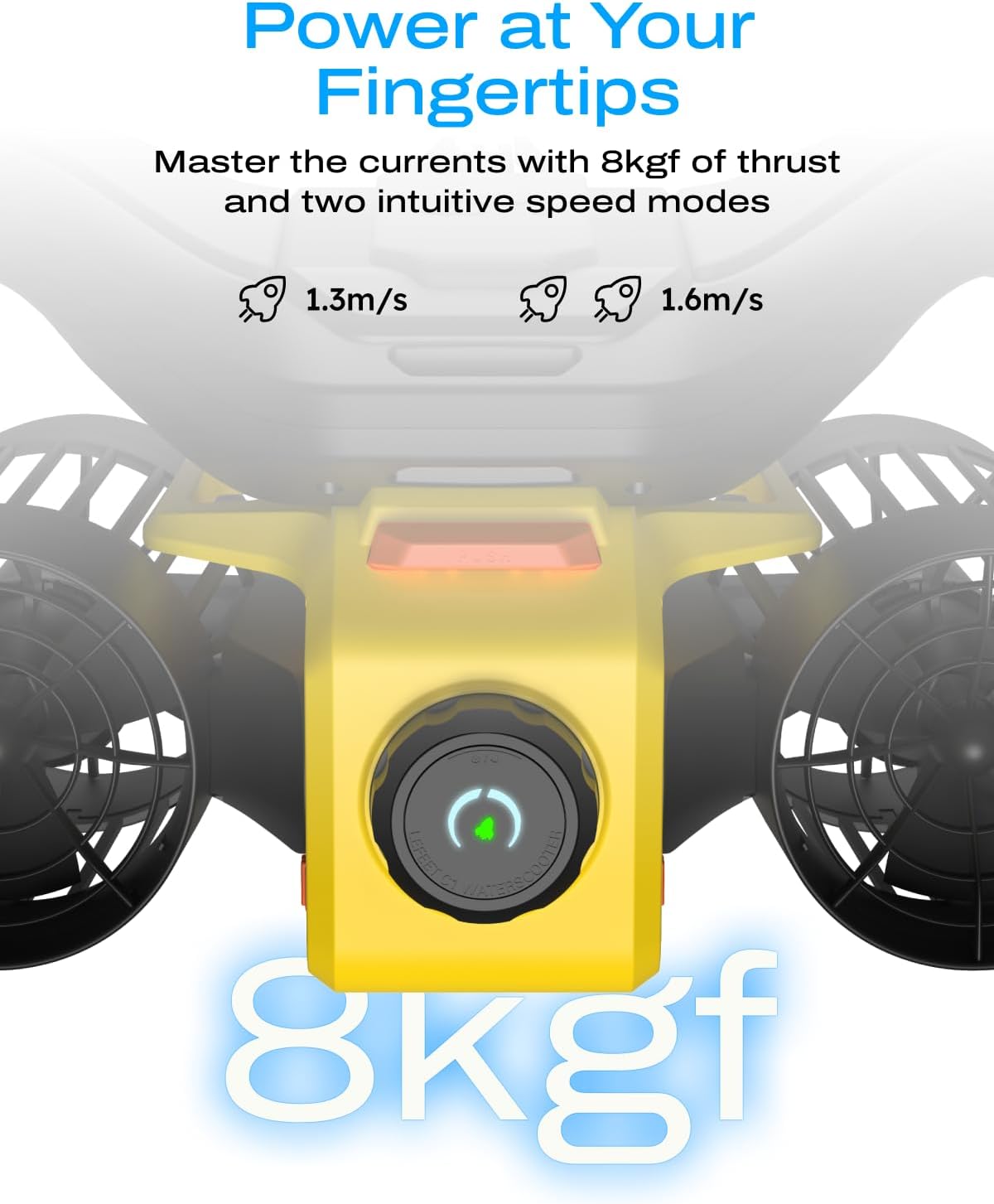 LEFEET C1 Underwater Scooter, Dual Motors Water Scooter with 2 Speed Modes, Max 60min Battery Life with Camera Mount, IP68 Waterproof for Snorkeling, Swimming Pool Scuba, Diving for Kids/Adults