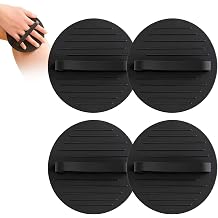 4PC Soft Rubber Shower Scrubber,2026 Upgraded Gentle Exfoliating Bath Glove,Deep Cleansing Shower and Bath,for All Skin Type Black