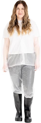 Vista 3 de Stansport Traje impermeable Peva, transparente, mediano