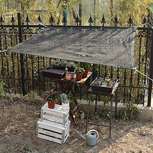 Red de Sombra para jardín, Red de protección Solar al 75%, Tela de Sombra para Invernadero, para Cubierta de Plantas, Patio, jardín, Invernadero, pérgola, Animales (6 × 9 m/19,68 × 29,53 pies)