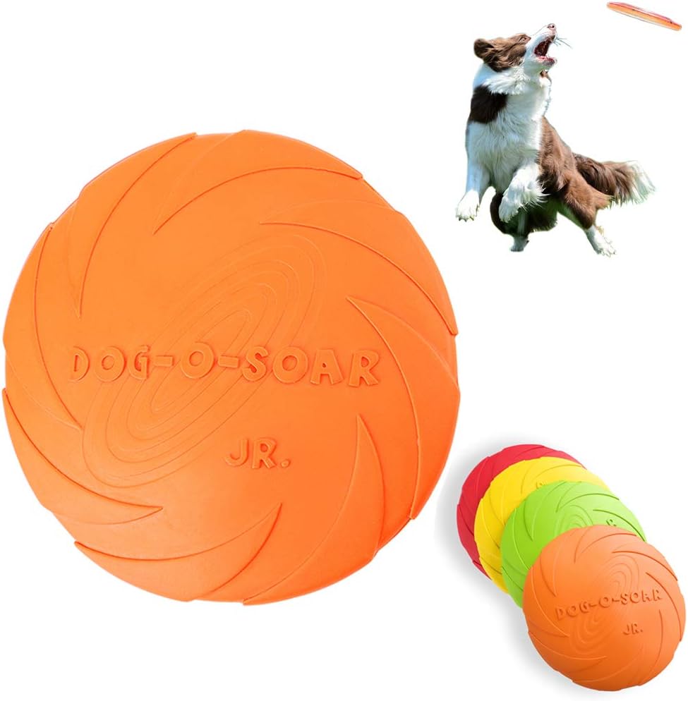 新品 犬用 フリスビー 水に浮いてお口に優しい素材です 送料無料