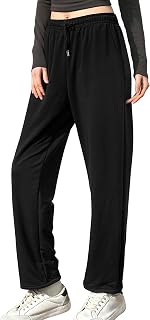 Womens Sweatpants with Pockets High Waist Workout Joggers Pants Casual Drawstring Comfy Lounge Pants with Pockets