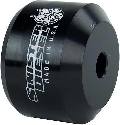 Miniatura 4 de Sinister Diesel Kit de nivelación para Ford Powerstroke 2005-2016 Negro (solo 4WD) - Espaciadores de bobina de aluminio Billet de 2 pulgadas, 2 años