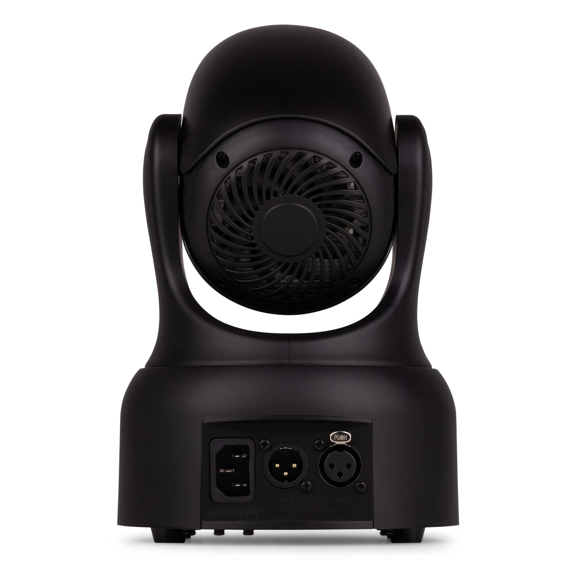 BeamZ NOVA80B Cabeza móvil Beam LED 80W DMX, color negro | Rueda de gobos y colores, prisma de 18 facetas, estrobo regulable, modos automático y maestro/esclavo