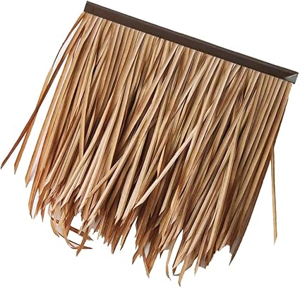 Amazon Com Man Made Thatch Simulation Of Thatch Tile Fake Thatch Palm Thatch Roll Man Made Thatch Fake Straw Artificial Plastic Pvc Pavilion Thatched Roof Decoration Pavilions Size 2pcs Simulation Thatch Home Kitchen