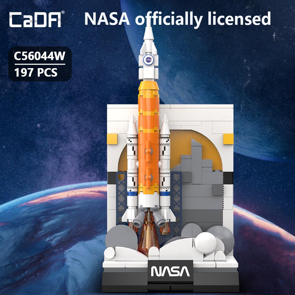 Amazon.com: CaDA C56044W NASA SLS Rocket Building Block Model