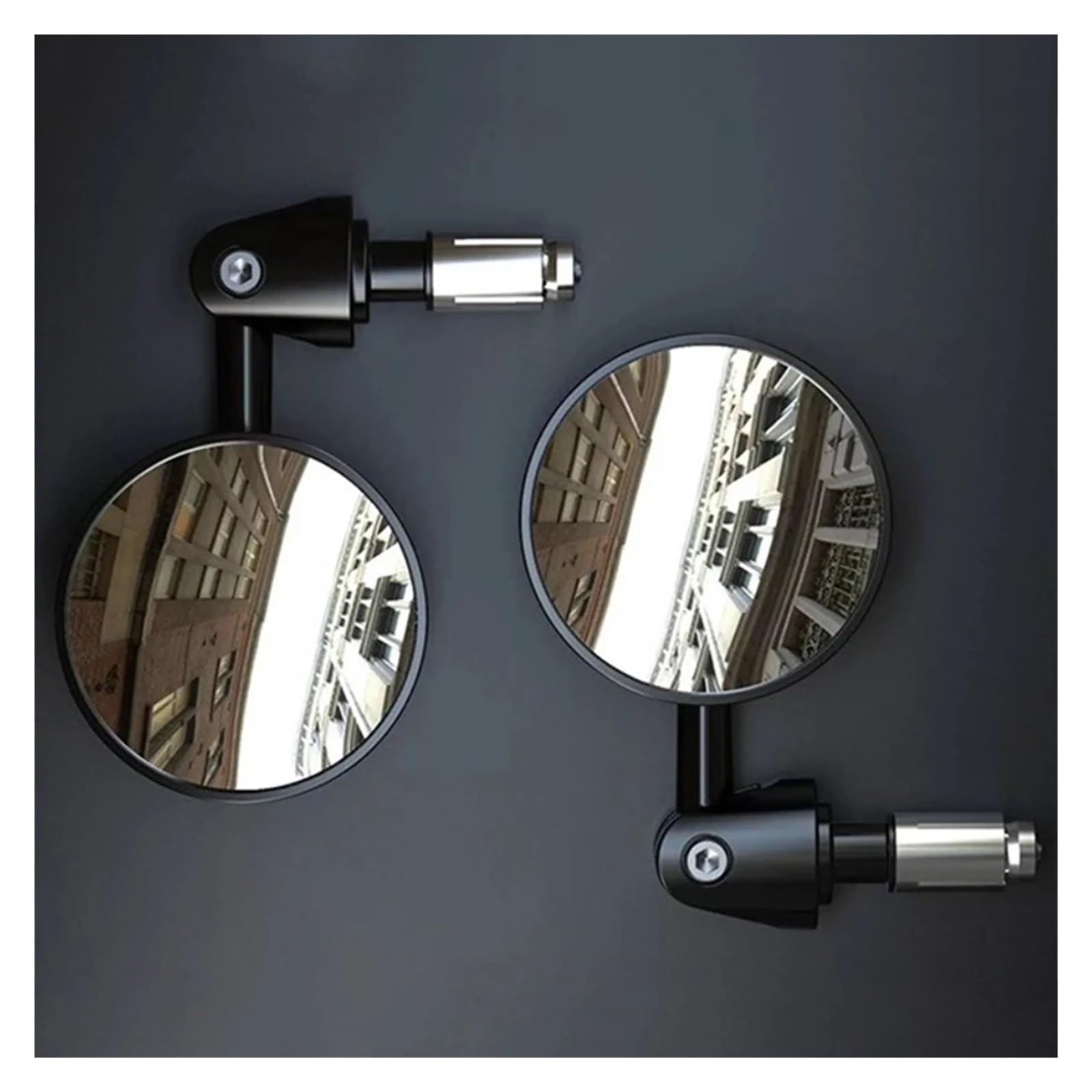 Motorcycle Mirrors Guidon De Vélo Rétroviseur Étendu Petit Miroir Aveugle Vue Large Sécurité Tournant