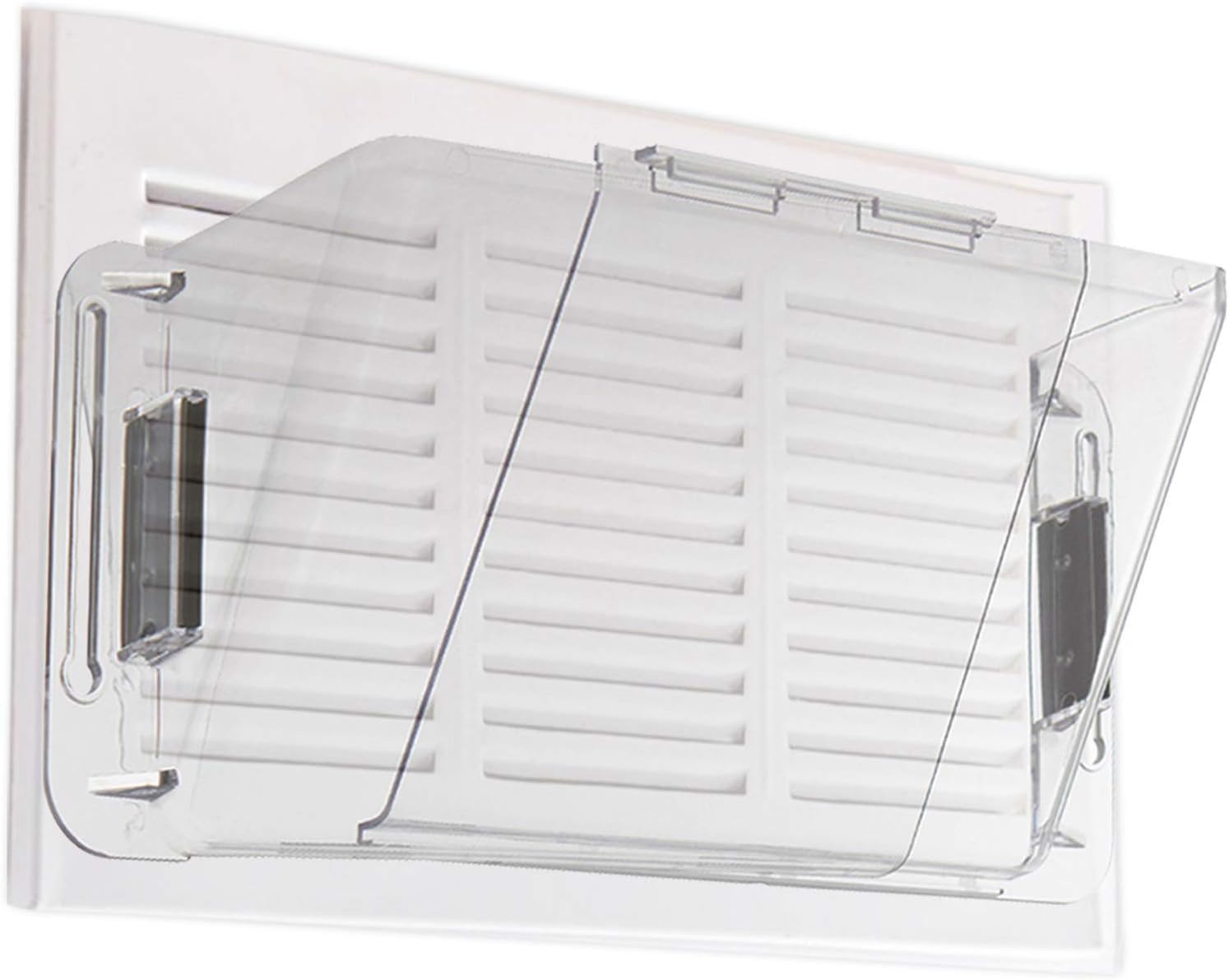 Home Intuition - Adjustable Magnetic Air Vent Deflector for Sidewall, AC, Ceiling and Vent Registers - Non-Melting, 10lb Pull Force - Fits 10-14 Inch (4 Pack)