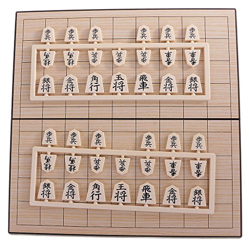 Homyl Nuova Scacchiera Magnetica Pieghevole Giapponese Shogi Giochi per Viaggi