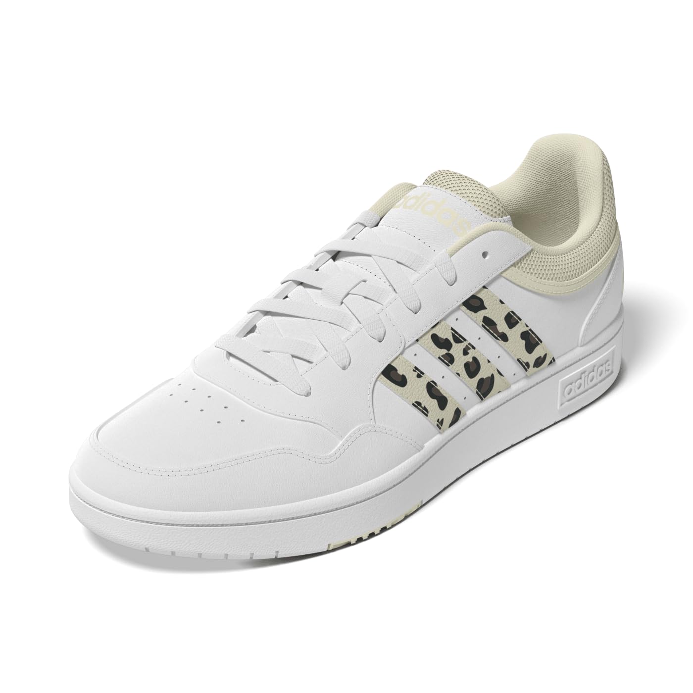 Adidas Damen Hoops 3.0 Shoes, Footwear White/Cloud White/Carbon Black, 36 2/3 EU