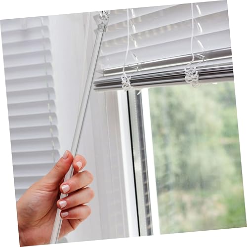 Miniatura 5 de DOITOOL Cortinas venecianas para ventanas, barras de cortina para ventanas, sin cordón, persianas enrollables, cortina de ventana, varita,