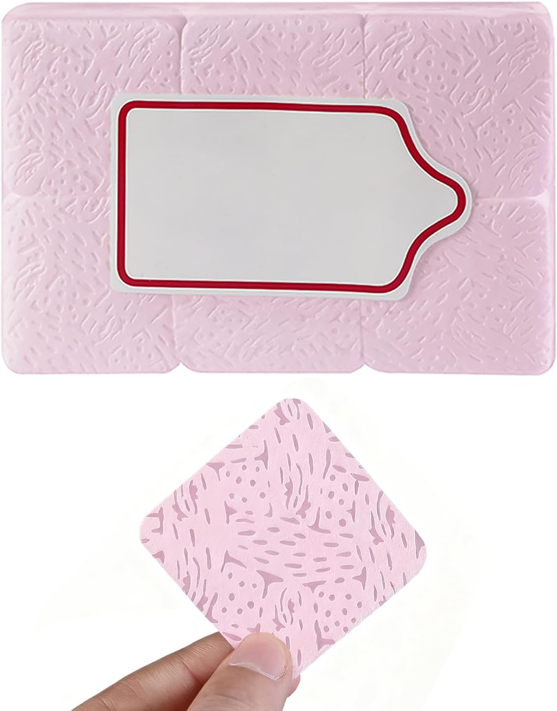 300 Pcs Lint Free Wipes for Nails,Nail Polish Remover Pads,Nail Wipe Pads Lint Free Wipes Nail Art UV Gel Polish Absorbent Remover Wipes Meltblown for DIY NailPink