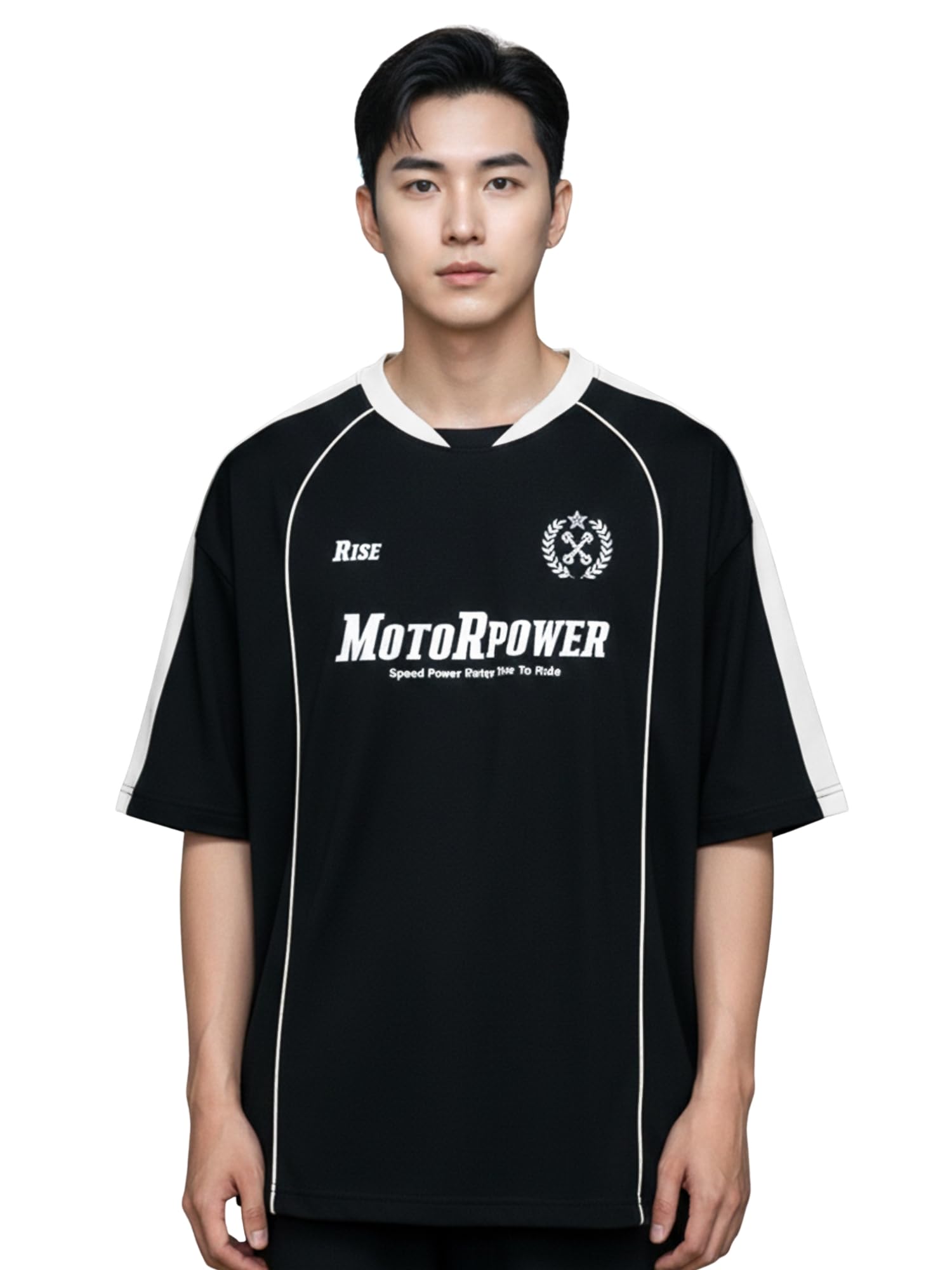 jump cuts || Mens || Motorpower || Printed || Round Neck || Half Sleeve || Cotton Blend || T-Shirt-picture-52