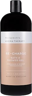 Aroma:Therapy Re-Charge Shower Gel – Luxurious Moisturizing Bath & Body Cleanser, 1000 ml/33.8 fl oz Bottle