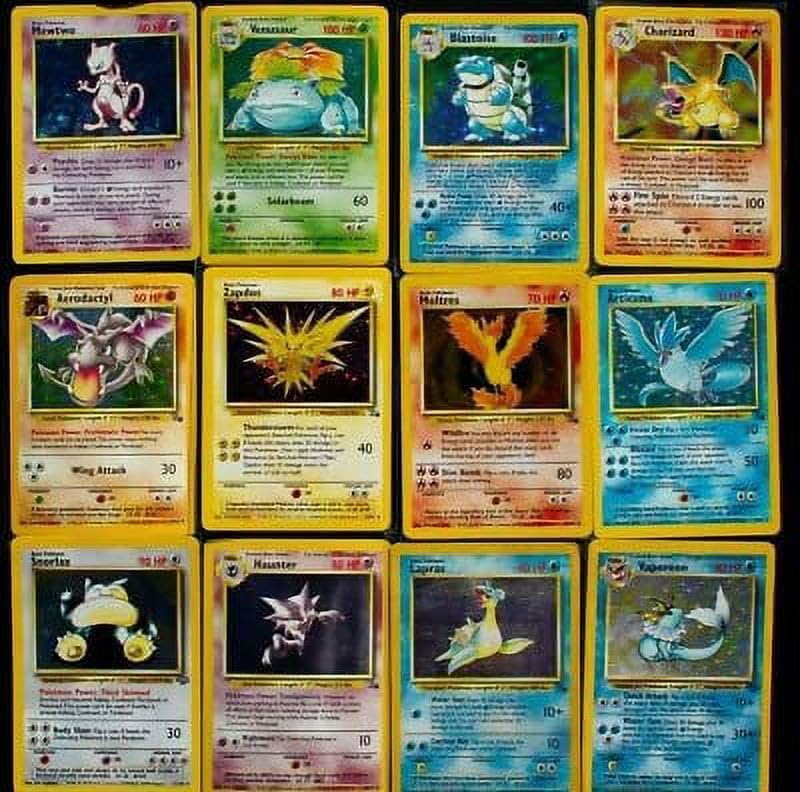 Mystery 10 Card Pack Vintage Pokemon Trading Cards 1st Edition Base Jungle Fossil Team Rocket Neo Gym Random