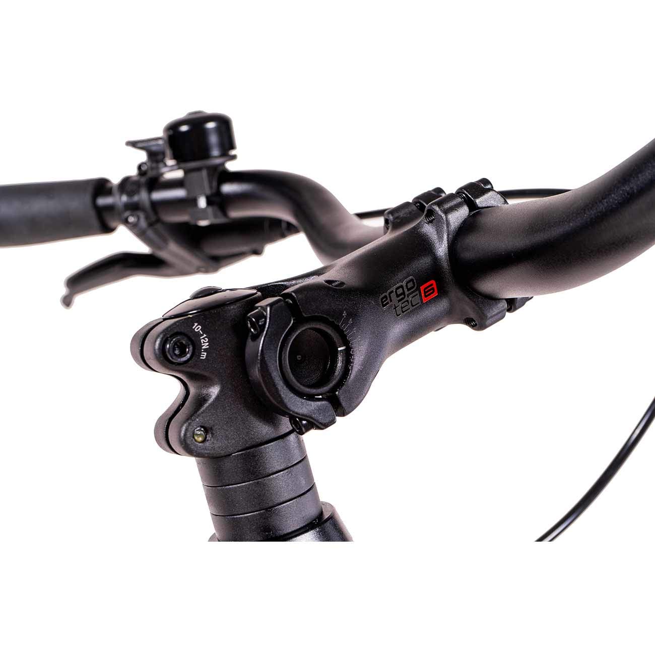 Airtracks 28 Zoll Herren XXL City Fahrrad Reinforced bis150 kg Citybike CI.2880 Shimano Nexus 7 Gang Nabendynamo - Schwarz Matt - Rahmenhöhen 56cm 60cm - Modelljahr 2026