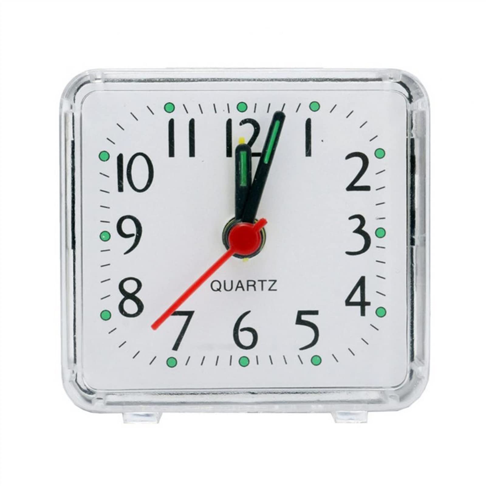 SBZIOJHDR alarm clock, Alarm clocks bedside for bedrooms, Clock,Clocks Bedside,Electronic, Battery Powered, Silent, Easy Set, Quartz Table