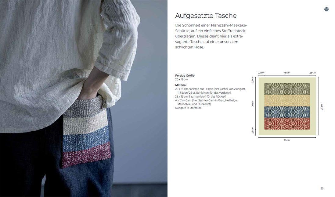 Japanische Muster sticken: Techniken, Projekte, 280 Vorlagen