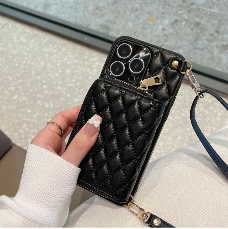 for iPhone 15 Pro Max Case Wallet for Women,Stylish Crossbody Wallet Case with Detachable Strap＆Card Slots Holder - Image 4