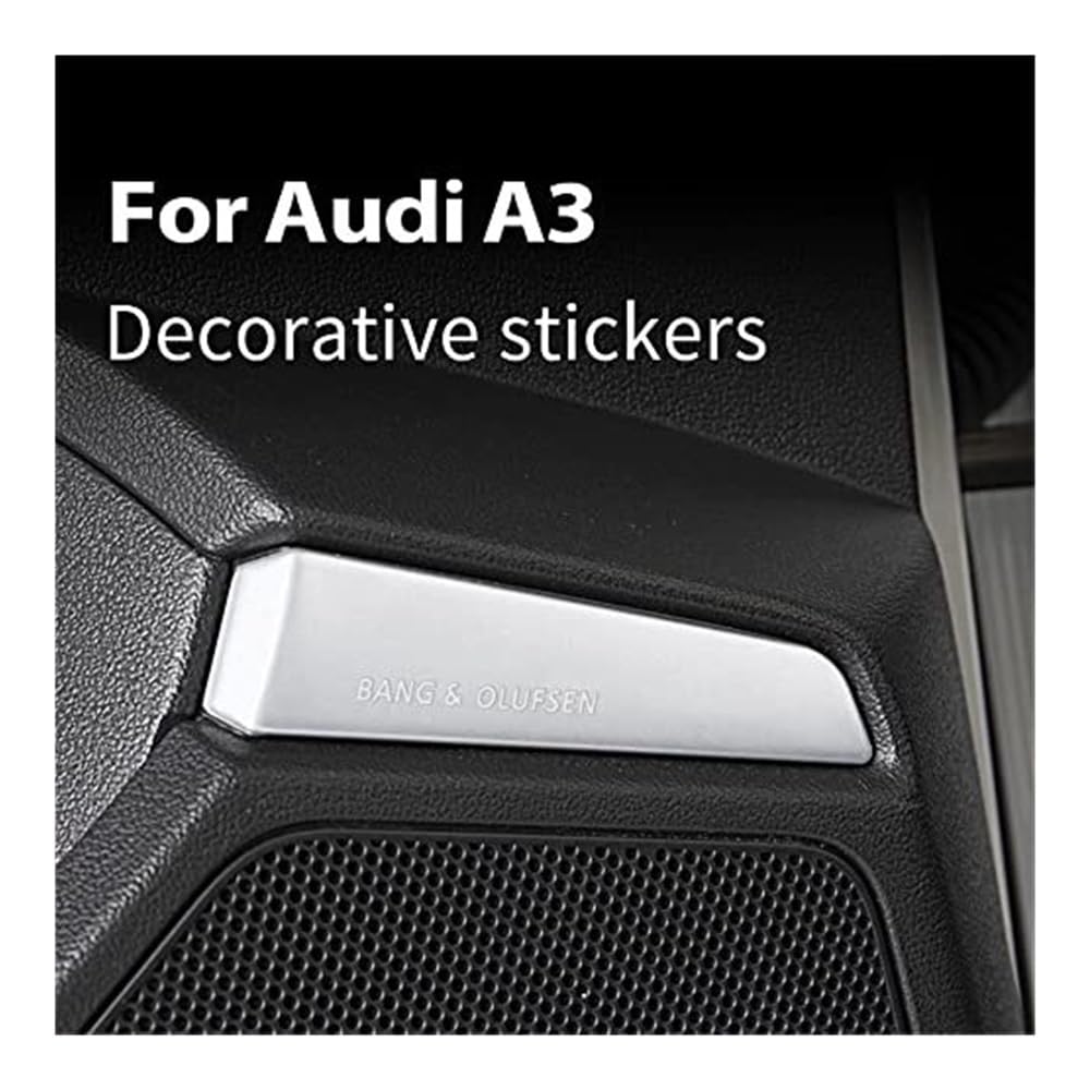 Per A3 8Y Berlina Sportback 2021-2022, Copertura Decorativa Audio Per Altoparlante Portiera Auto In Acciaio Inossidabile Accessori Interni Copertura Bocchetta Condizionata Dell'auto