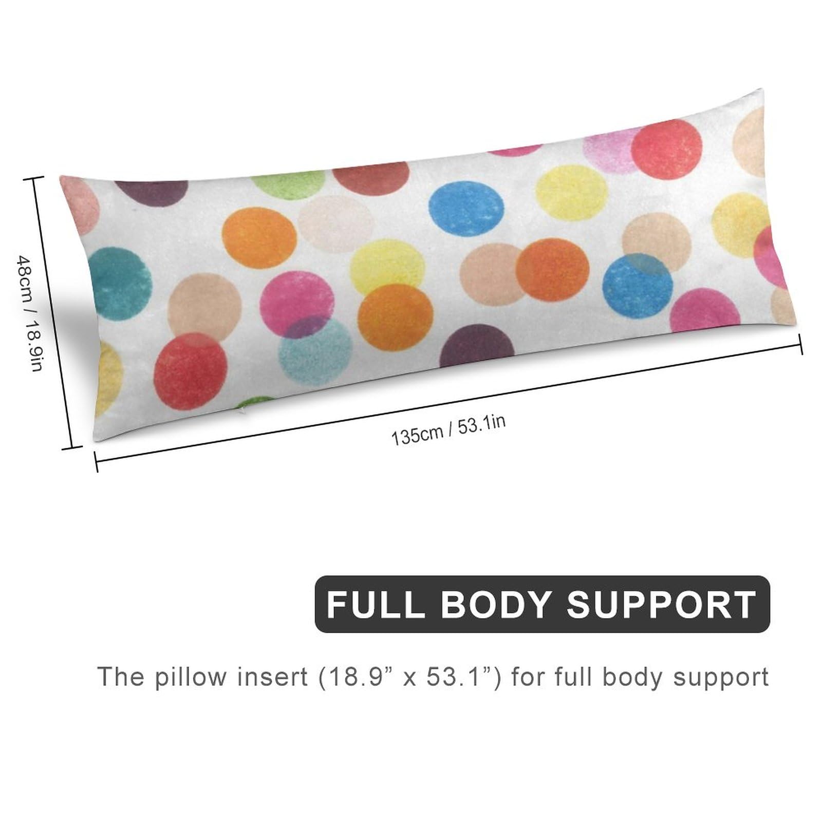 Amazon.co.jp: 枕カバー 装飾枕カバー カラフル ドット柄 水玉