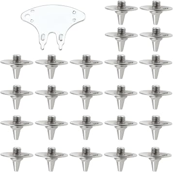 24Pcs Replacement Metal Cricket Spikes