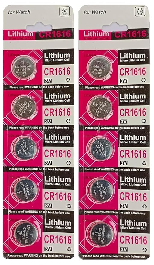 Lithium Coin Cell Suitable for car Key, Remotes, Toys etc. Battery (CR1616 (Pack of 10))-image-22