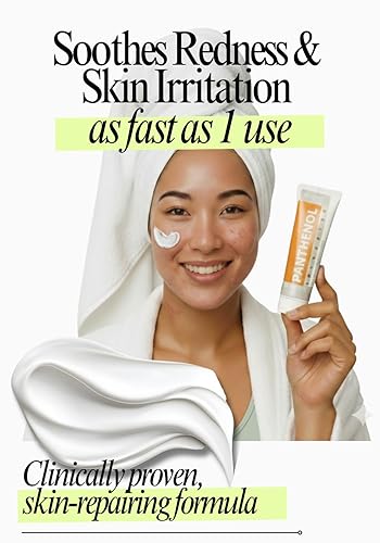 Miniatura 2 de Crema de pantenol intensiva al 9% con aloe vera y ácido hialurónico  Hidratación profunda, cuidado después del sol y tatuajes, trasplante de cabello