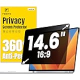 F FORITO 14 Inch 16:9 Laptop Privacy Screen Protector, Anti Peeping and Anti Glare Laptop Privacy Shield Compatible with All 14