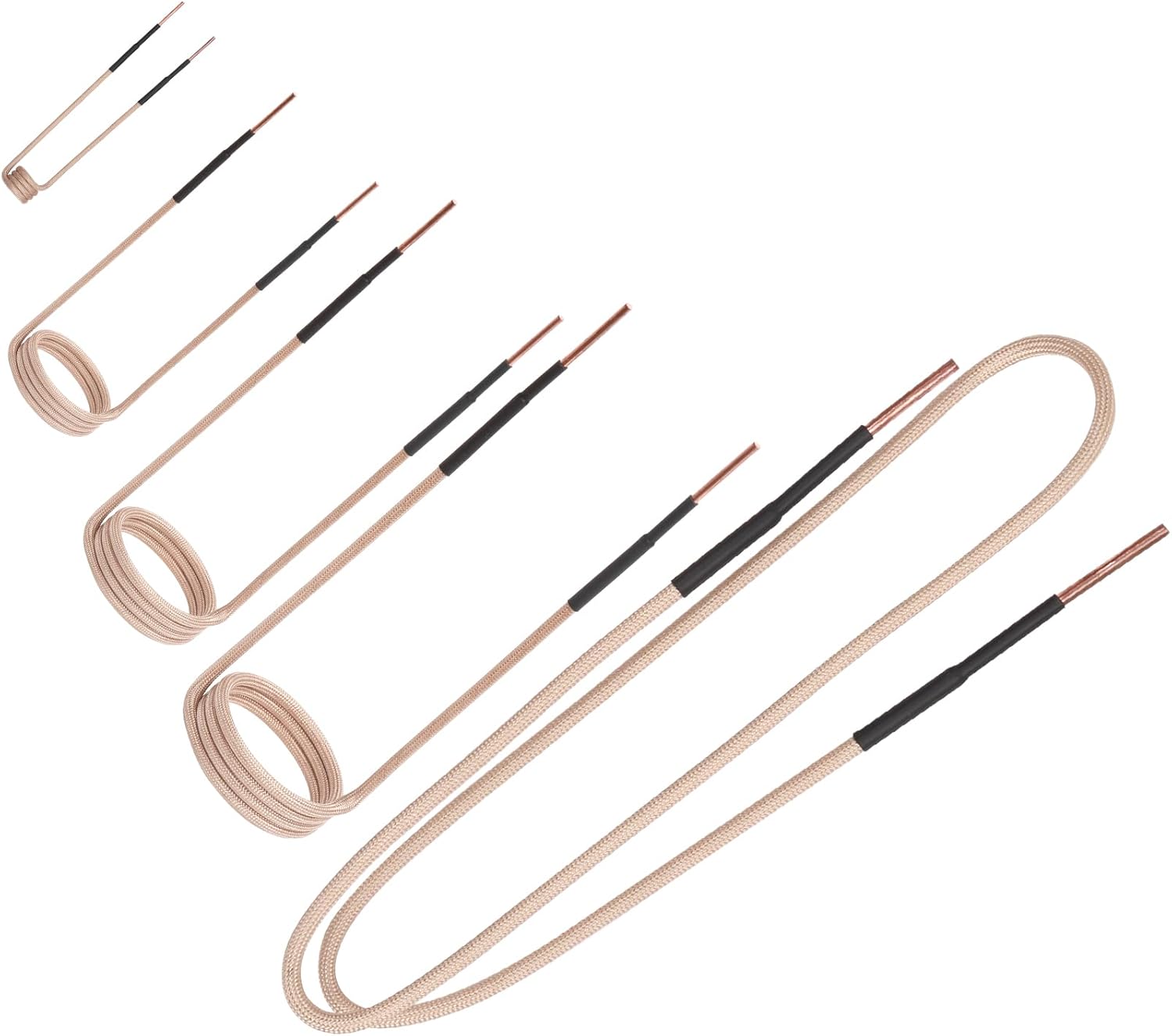 Induction Heater Coil Kit for Magnetic Induction Heater Gold (4 coils + 1 DIY coil)