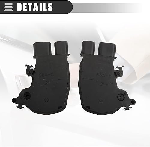 Miniatura 7 de Motoforti Actuador de cerradura de puerta, actuador de puerta corredera delantera izquierda y derecha, para Honda Element 03-11, plástico,