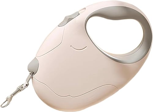 Correa retráctil para perro, nailon fuerte de 16 pies, sin enredos, patrón de perro para perros pequeños, medianos y grandes de hasta 110 libras