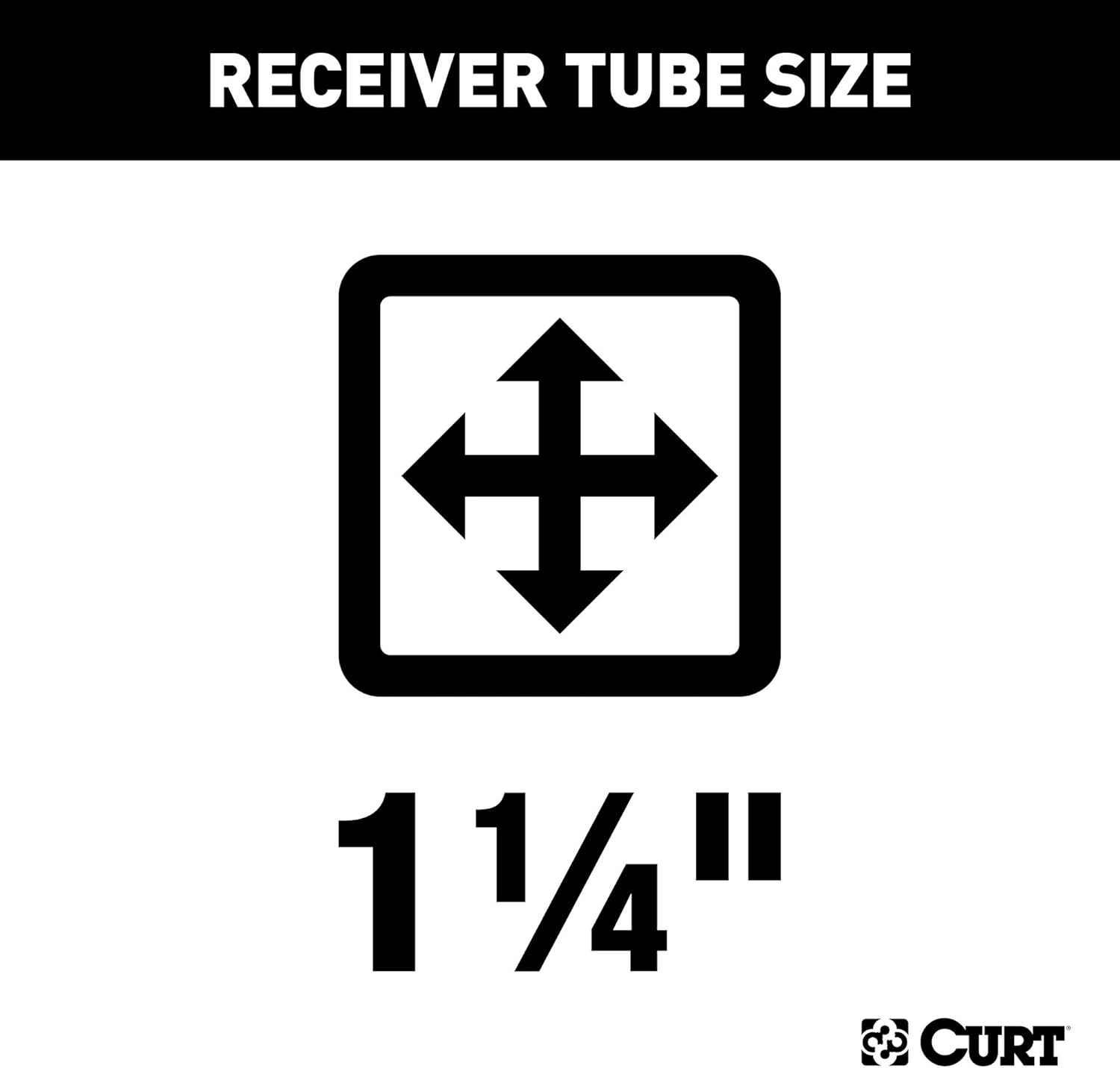 Receiver Tube Size 1 1/4 inches