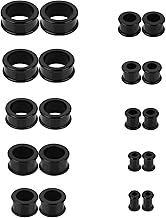 20 Pieces Silicone Ear Stretcher Stretching Ear Stretcher 4-20 mm Silicone Flesh Tunnels Expanders for Piercings Unisex