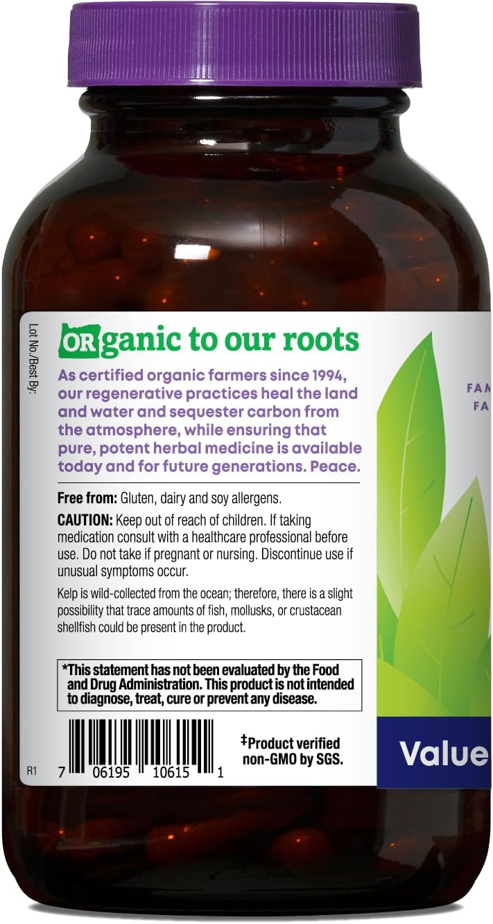 Oregon's Wild Harvest Organic Kelp, 180 Organic Vegan Capsules