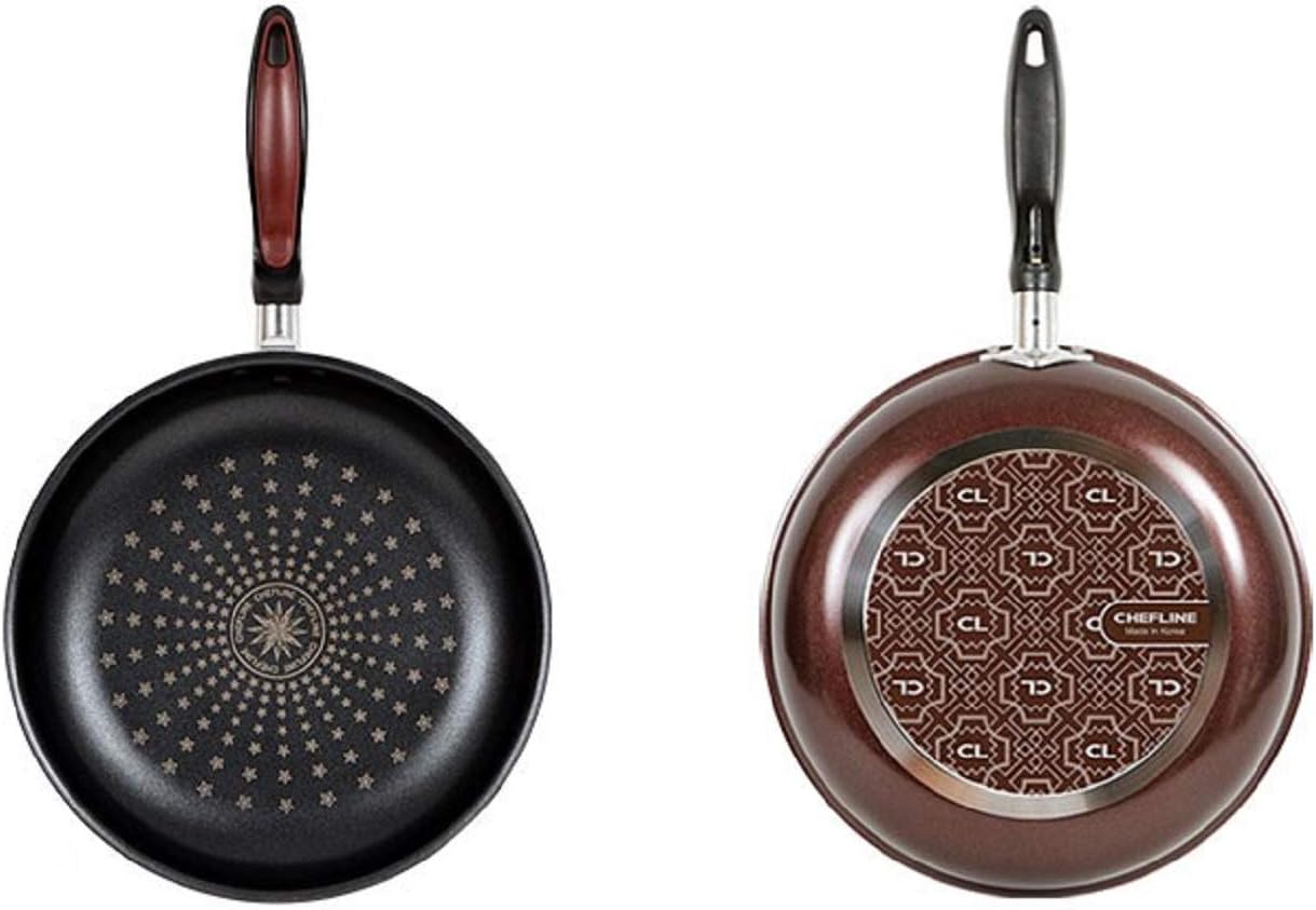 Buy Chefline Nonstick Cp Fry Pan 8 6 22cm Diamond 5 Layer Coating Online In Vietnam B07g4n3dmm