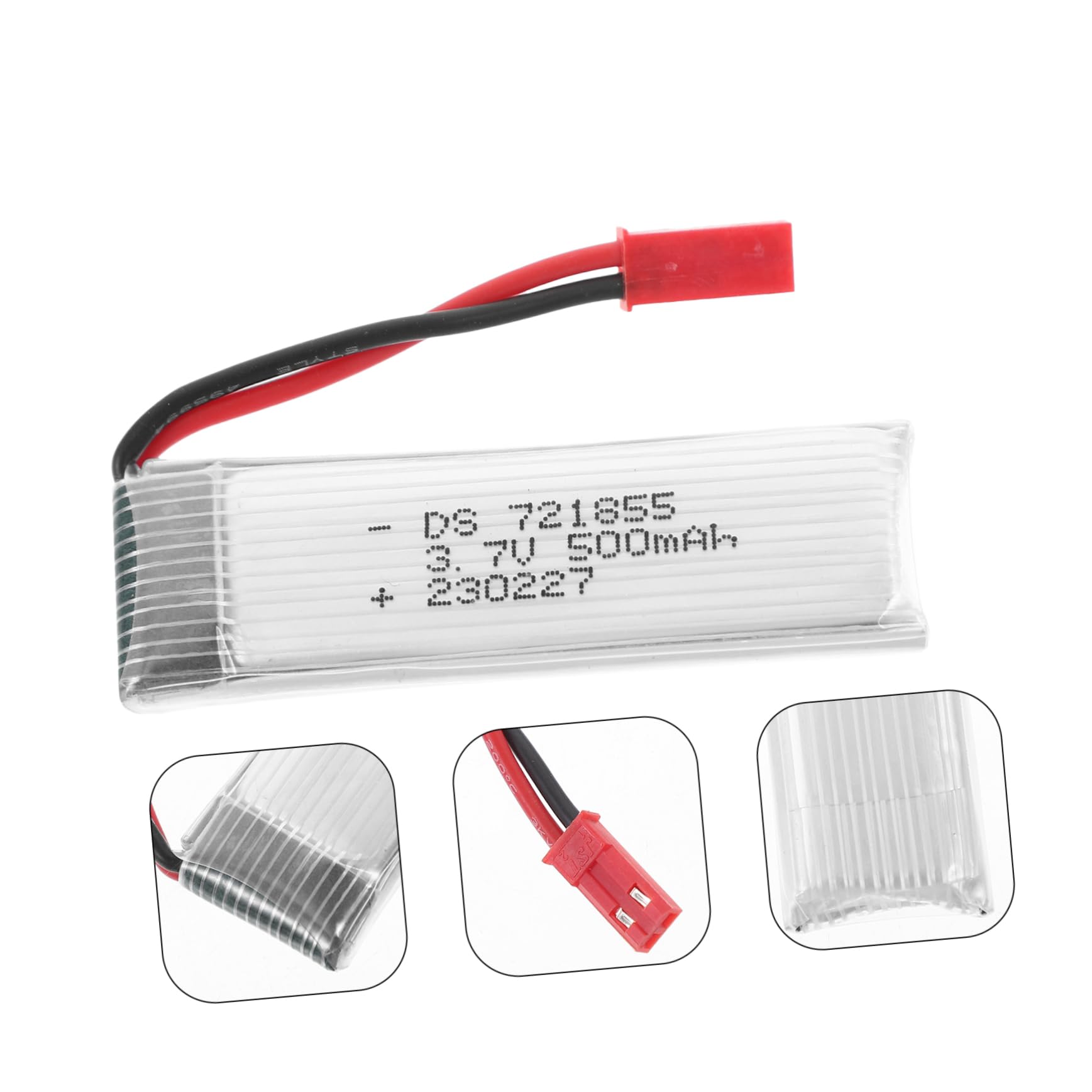 KOMBIUDA 3pezzi Per Quadcopter Alta Capacità Lipo Per Prolungato e Sostituzione Di Batterie Vecchie o Danneggiate
