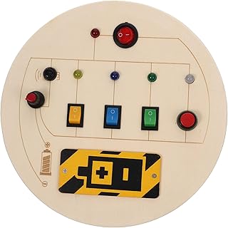 NOLITOY Placa Ocupada Para Crianças Placa Ocupada Para Crianças Interruptor De Luz Placa Ocupada Brinquedos Montessori Crianças Lotação Stuffers Lotação Stuffers Para Crianças Brinquedos