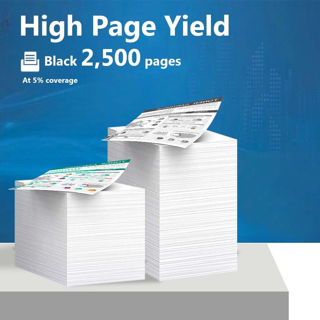 78A Black Toner Cartridge High Yield 2-Pack Compatible 78A CE278A Toner Cartridges Replacement for HP 78A with P1606dn P1606 P1600 M1536dnf P1606 P1566 MFP Printer, CE278A Ink [2,500 Pages/Pack]