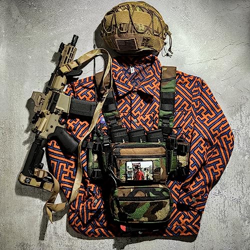 Acetac S.o.p. Tactical Chest Rig With 5.56/7.62 Magazine Pouch Holder, Pistol Pouch, Wing Pouch, Molle Dangler Pouch #TOP4