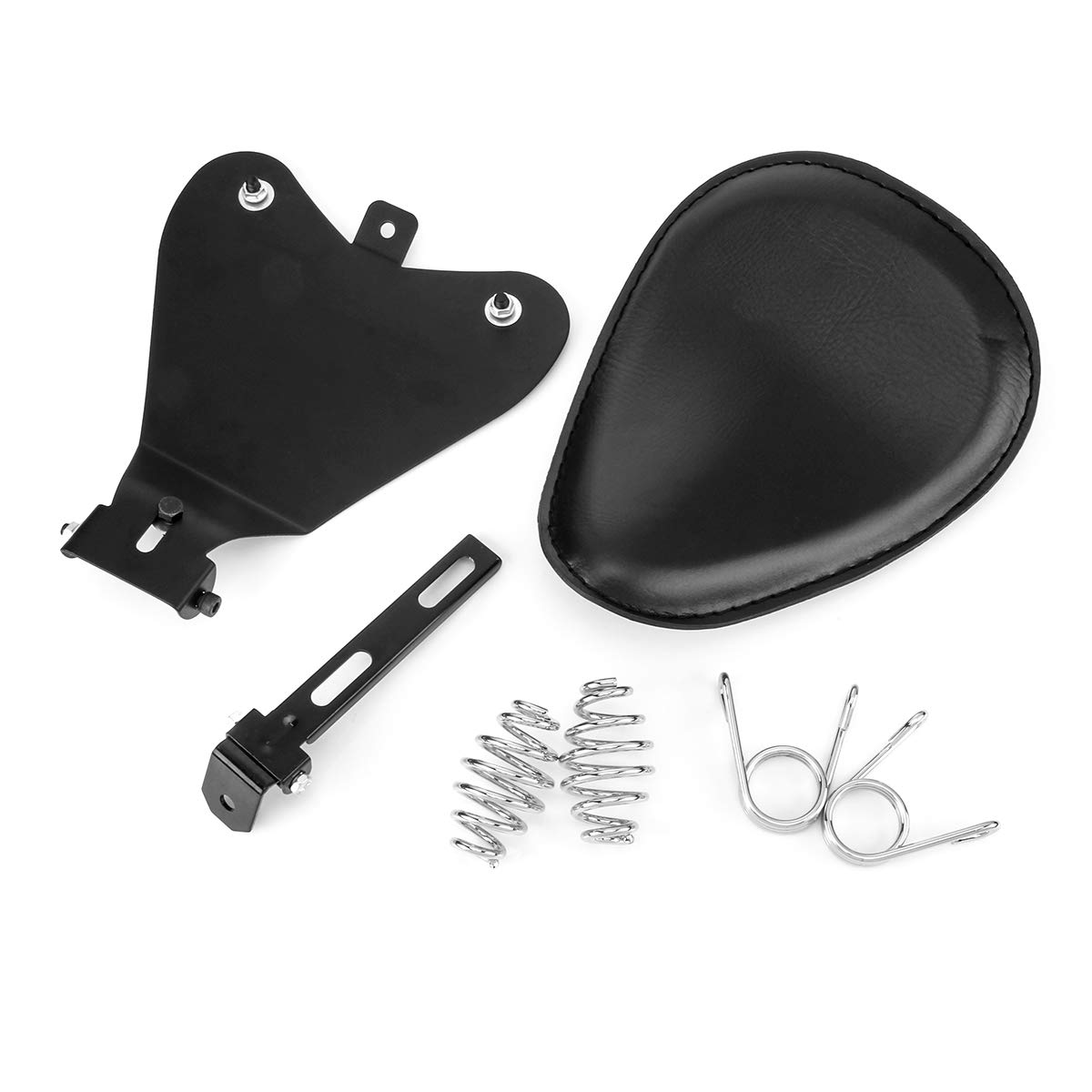 Buy Leather Motorcycle Solo Seat Springs Mounting Bracket Kit Compatible with Harley Sportster Buy Leather Motorcycle Solo Seat Springs Mounting Bracket Kit Compatible with Harley Sportster