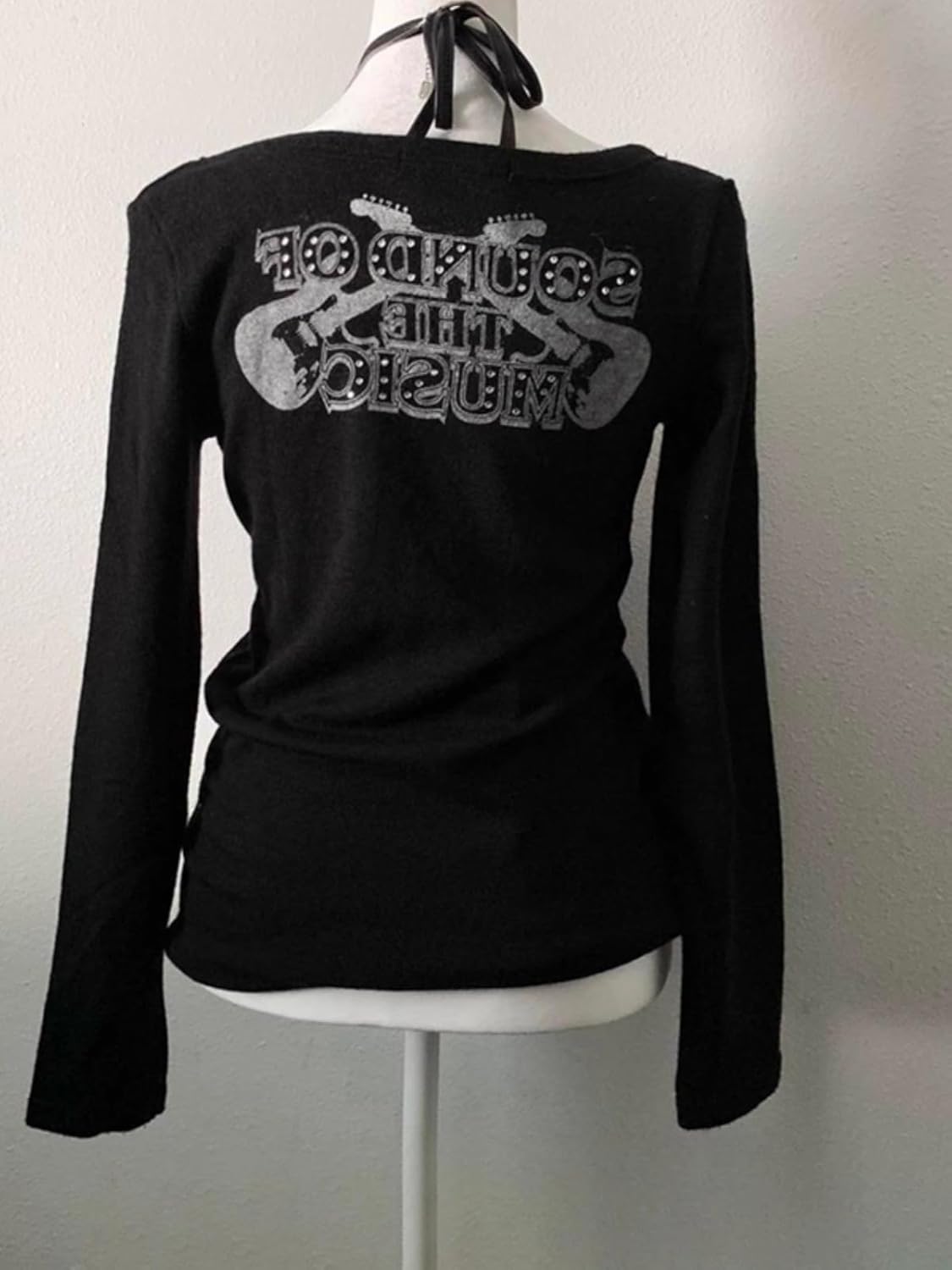 Y2k Grunge Shirts Harajuku Clothing Women Vintage Graphic Tees Long Sleeve Emo Clothes Streetwear Goth Tops - Image 6