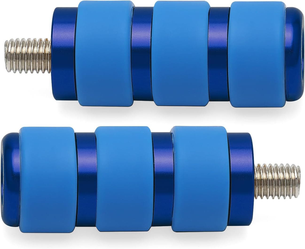 2 Pcs Motorcycle Heel Toe Shift Foot Pegs Lever Shifter Pegs For Harley Touring Road King Street Glide Road Glide Electra Glide Dyna Fat Bob Sportster XL 883 1200 Softail Breakout (Blue)