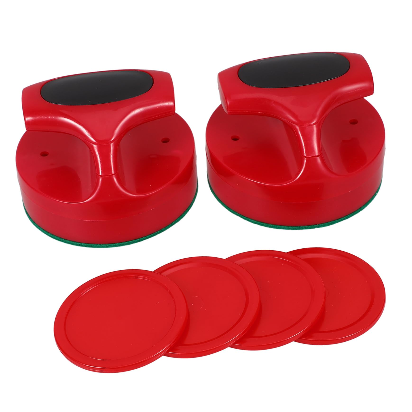 VICASKY Lot de 3 palets de hockey sur glace en plastique pour jeux de hockey sur glace - Accessoires d'expédition - Palets et palets de hockey sur glace