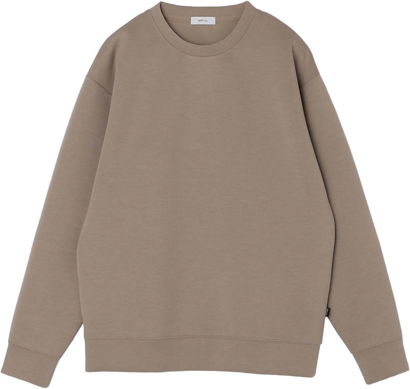 [シップス] シップス エニィ SHIPS any スウェット 洗濯機可能 カラー ダンボール クルーネック プルオーバー メンズ