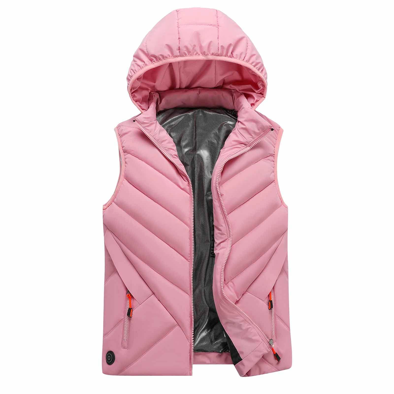 Veste Chauffante Homme Femme Sans Manche Gilet Chauffant Hiver Chaude Sans Batterie Électrique Doudoune avec 11 Zones de Chauffage Grande Taille Vêtement de Chauffe pour Ski Plein Air Randonnée
