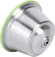 Vista 8 de Health Gear - Taza de café recargable, cápsulas de café reutilizables de acero inoxidable con tapa de silicona para cafetera Dolce Gusto, accesorio
