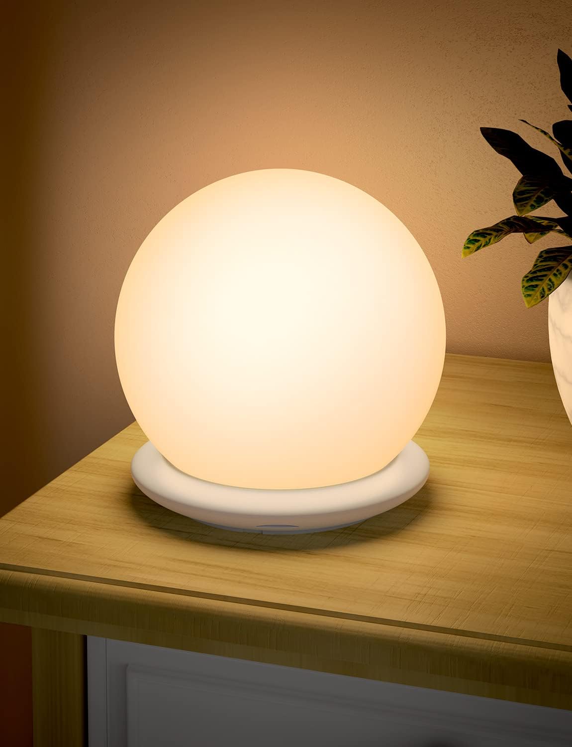 Glovios Lampe De Chevet Tactile Avec Télécommande Veilleuse Enfant